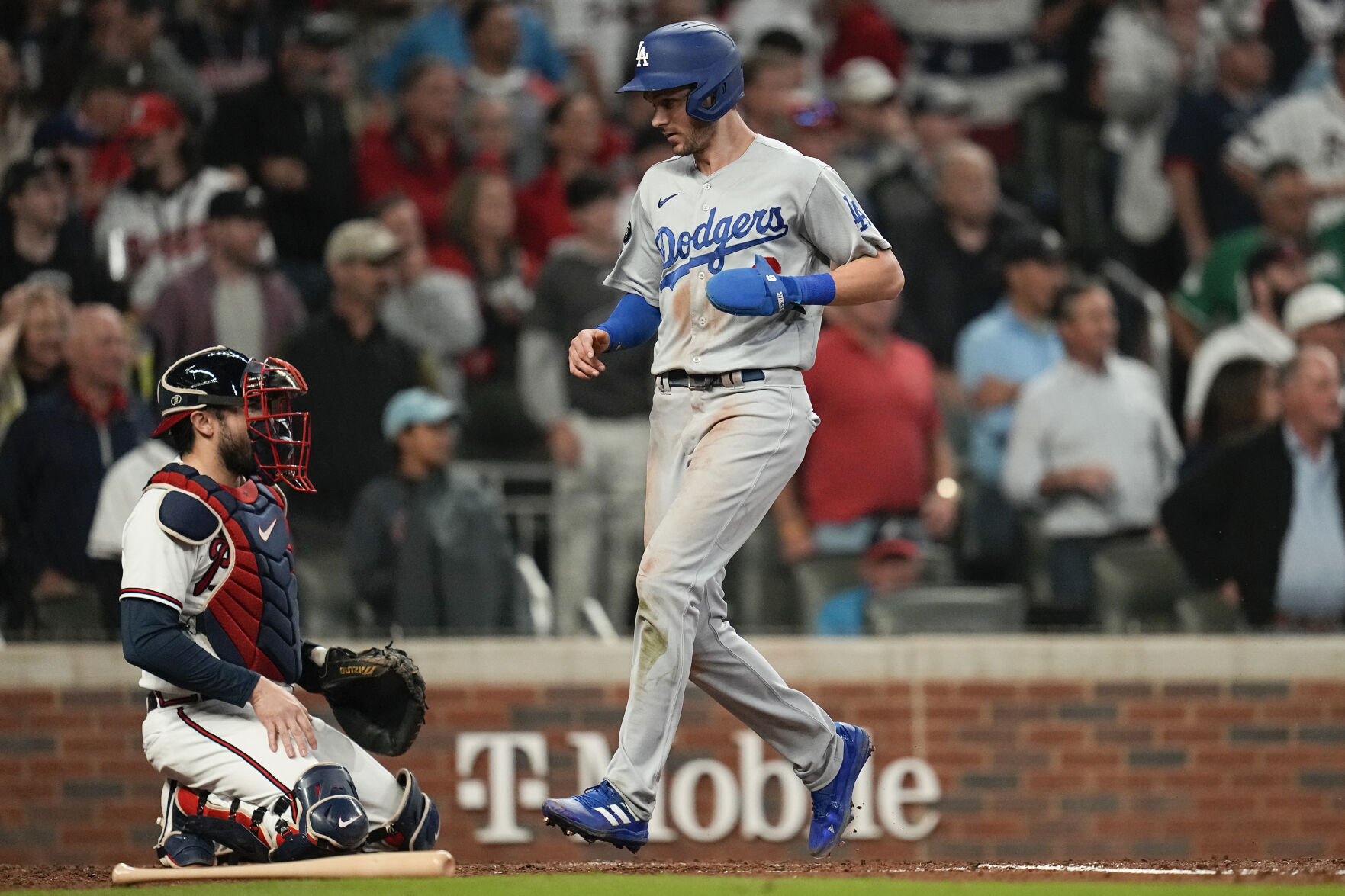 NLCS Dodgers Braves Baseball